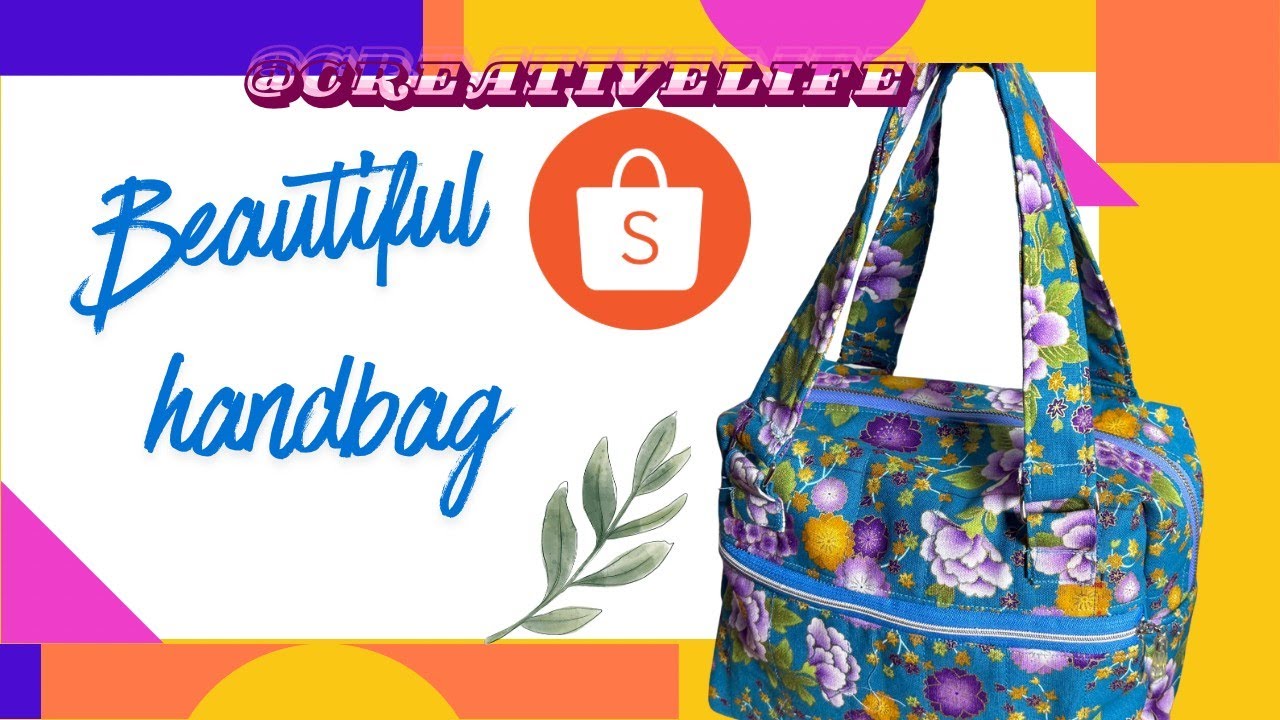 #diy handbag #sewing at 🏠 beautiful handbag 