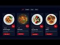 Filter Component in React | Food Menu Card Component using React and Tailwind CSS