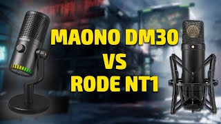 Maono DM30 обзор и сравнение с Rode nt1