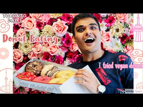 Donut eating | Toronto Day.1| Viv. Vlog #8