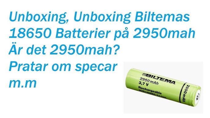 Batteri 18650 Jula