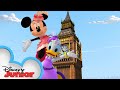 The Happy Helpers Go to England ☕ | Mickey Mornings | Mickey Mouse Roadster Racers | @disneyjunior