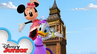 The Happy Helpers Go to England  | Mickey Mornings | Mickey Mouse Roadster Racers | Disney Junior