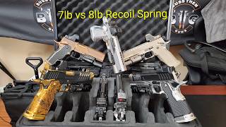 LPWS Island Boy 7lb vs 8lb Recoil Spring Testing #edc #edcgear #gunculture #viralvideo #2011