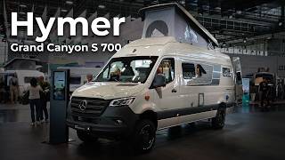 The New Hymer Grand Canyon S 700 FINALLY With  Longitudinal Beds in a Mercedes! [Full Specs] [4K]