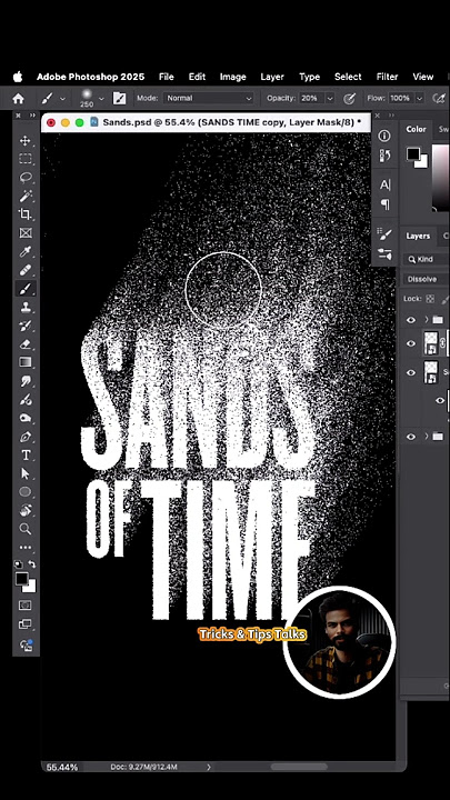 🤯 Insane Blowing Particle Effect in Photoshop! #photoshoptutorial #photoshop_tutorial
