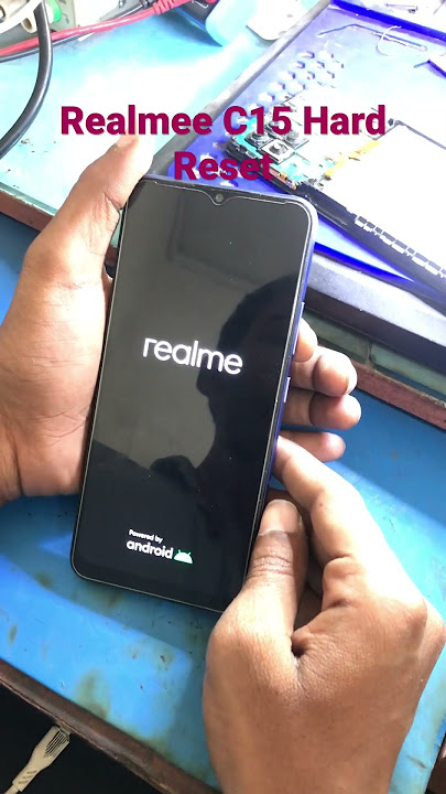 Realmee C15 Hard Reset!!😊