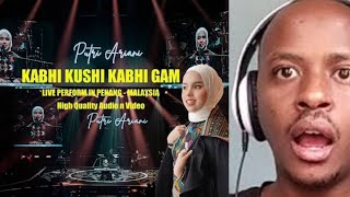 PUTRI ARIANI REACTION | Putri Ariani - Kabhi Khushi Kabhie Gham (LIVE Perform)