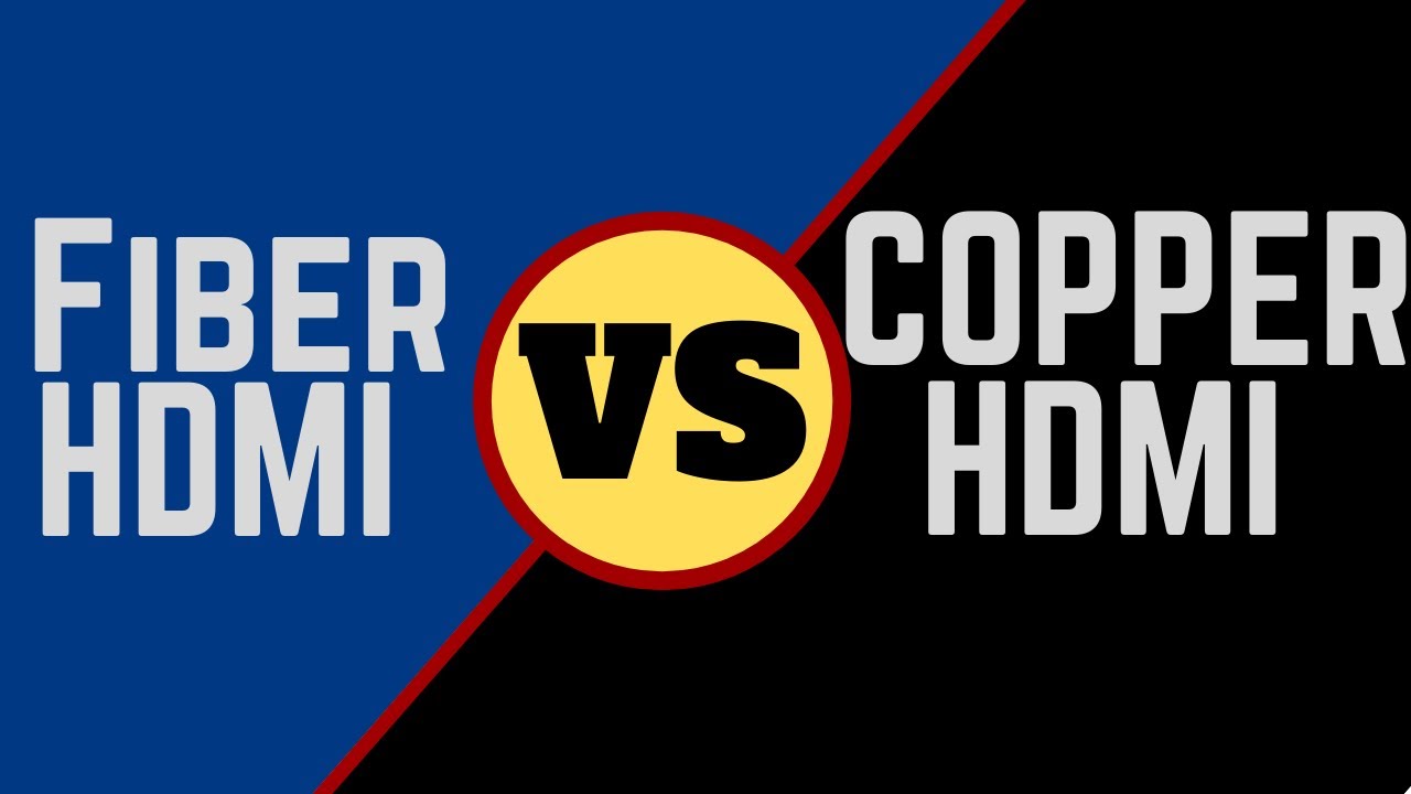 Fiber Optic HDMI VS Copper HDMI (DEMO/REVIEW) YouTube