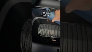 Model Y Juniper frunk cooler plug #teslamodely #teslatips