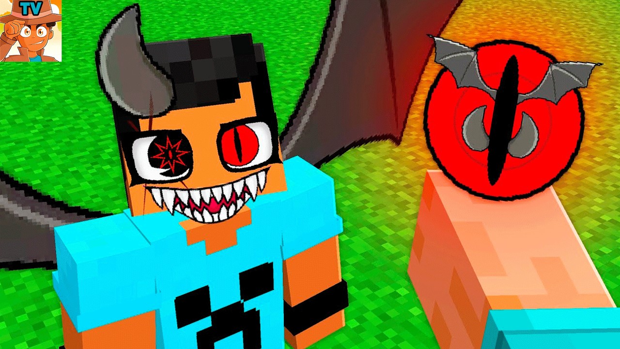 DESPERTEI o SHARINGAN DO REI VAMPIRO no MINECRAFT