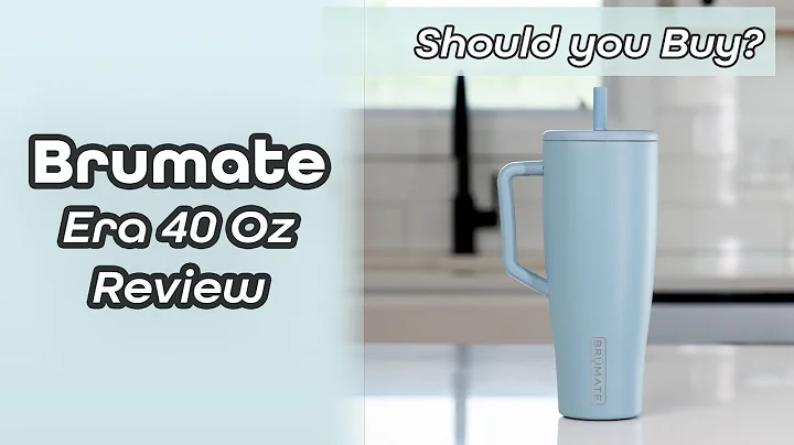 Review of the BrüMate Era 40 oz Tumbler with Handle and Straw | Leakproof Stainless Insulated