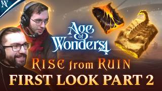 Rise from Ruin First Look Dev Stream Part 2 | Age of Wonders 4