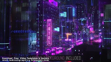 lead generation AE Templates | Cyberpunk Opener Free After Effects Template