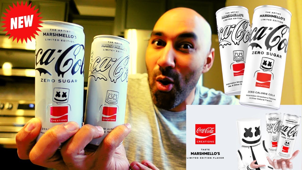 CocaCola New Marshmello’s Limited Edition CocaCola Review YouTube