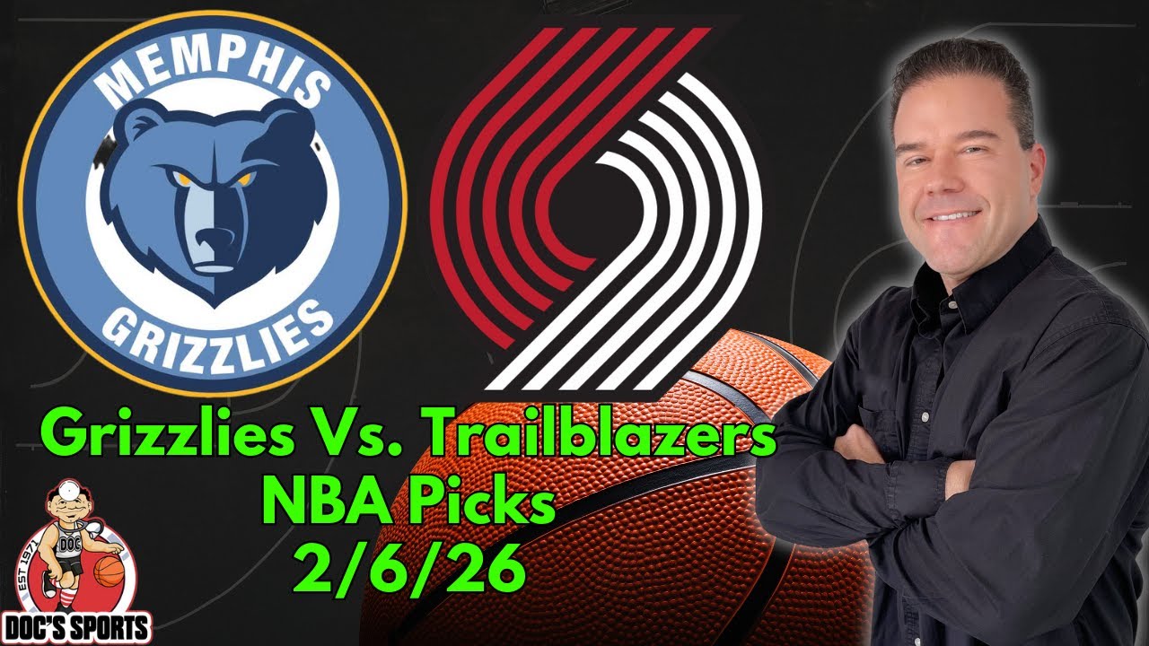 Grizzlies vs Blazers 2/6/26 NBA Picks and Predictions Scott Rickenbach NBA Best Bets & Betting Tips