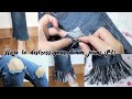 How to distress your denim jeans (P2)