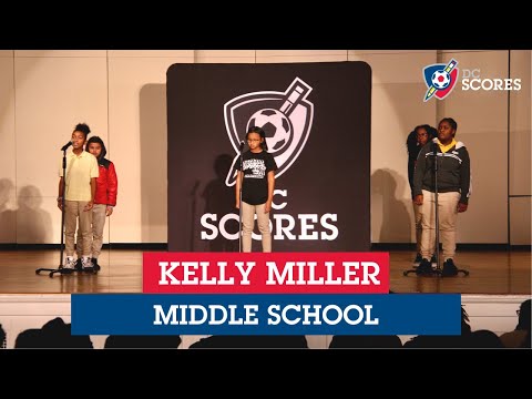 Kelly Miller Middle School performs at the 2019 Middle School Poetry Slam