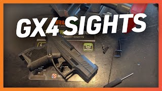 Taurus GX4 Takes Glock Sights!