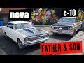 Father-Son Smokeshow with the GasRatz Customs Nova &amp; C10 // Build Breakdown