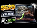 Acer Nitro V16 AI (RTX 5050) | DOOM The Dark Ages Benchmark | $599 Christmas Sale!