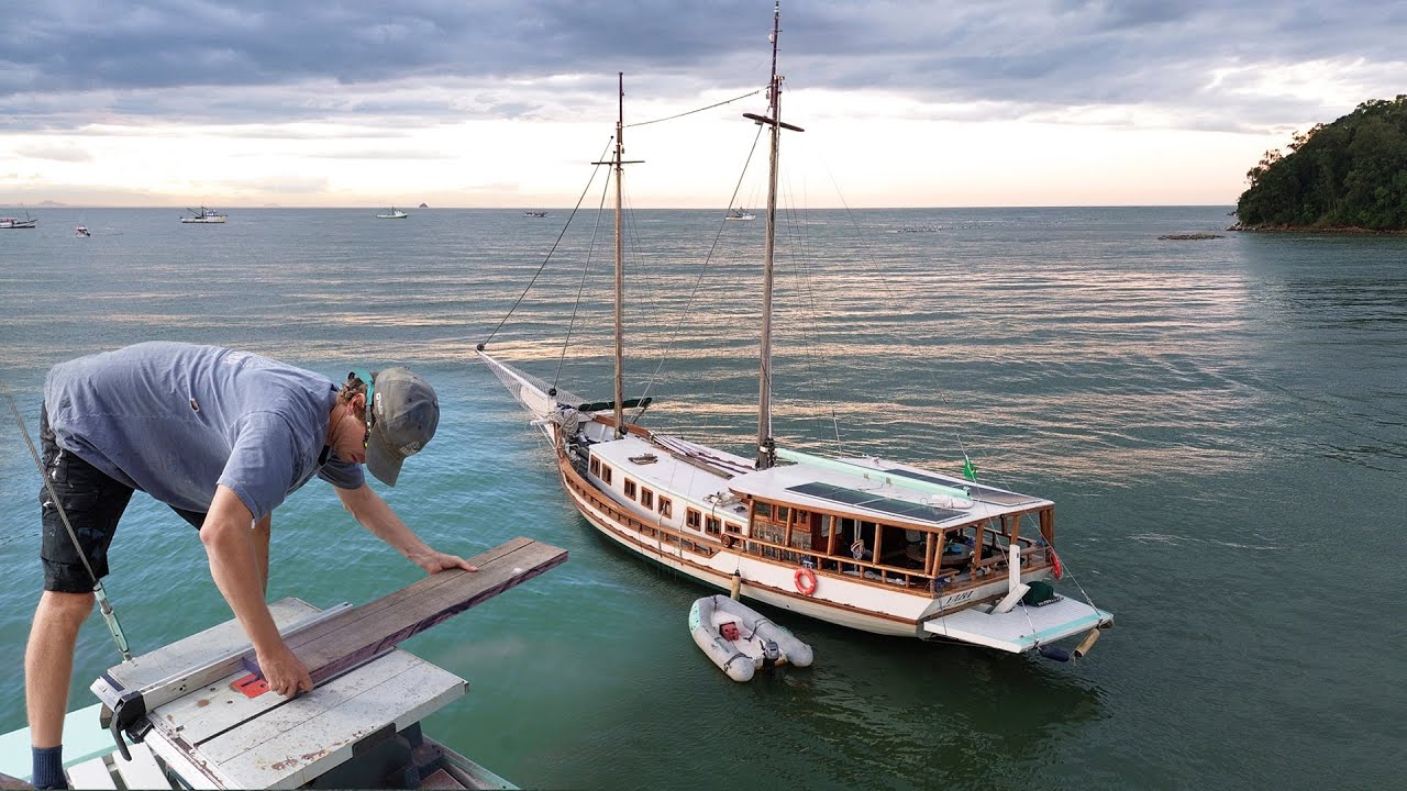 Building and living on our BOAT during a STORM — Sailing Yabá 209