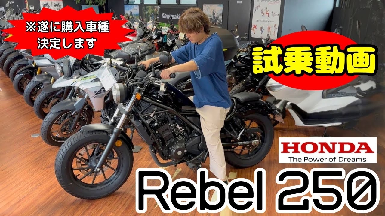 【試乗】レブル250に興味がある人が見る動画