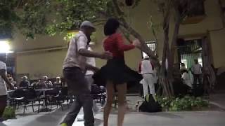 Salsa Dancing on the streets, Old Havana, Cuba 3