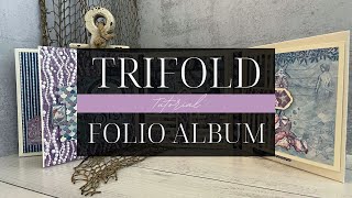 Trifold Waterfall Folio Tutorial - Make a Splash - Album Kit Vol 06 2023 screenshot 5