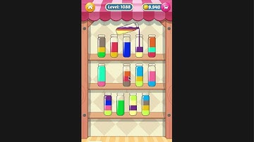 Water Sort Puzzle I Level 1088 I  Facebook I SOLVED