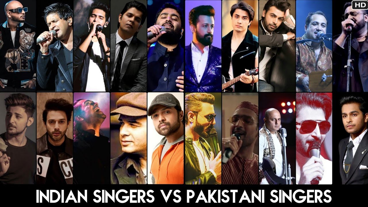 Indian Singers vs Pakistani Singers (Male) Battle of Voice 2022 YouTube