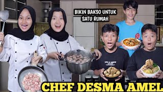 Desma Amel is a chef again! She makes meatballs for a whole house.