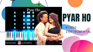 Video thumbnail of "Pyar Ho Piano Instrumental | Munna Michael | Tiger Shroff & Nidhhi Agerwal"