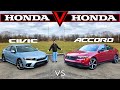 SIBLING RIVALS! -- 2023 Honda Accord vs. 2023 Honda Civic: Comparison