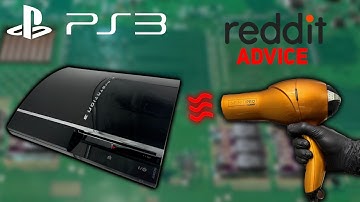 I Followed the Dumbest PS3 Repair Advice on Reddit