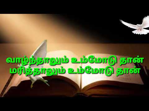 Tamil Christian new song if I live or die with you but with you