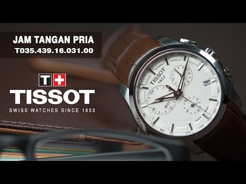 jam tangan TISSOT Couturier Quartz GMT Chrono | T035.439.16.031.00