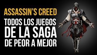 Assassin's Creed: TOP de los juegos de la SAGA, de PEOR a MEJOR