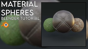 Creating Material Renders in Blender 3.2 - Blender Tutorial