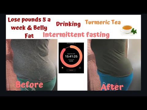 lose-5-pounds-a-week-with-intermittent-fasting-|turmeric-tea