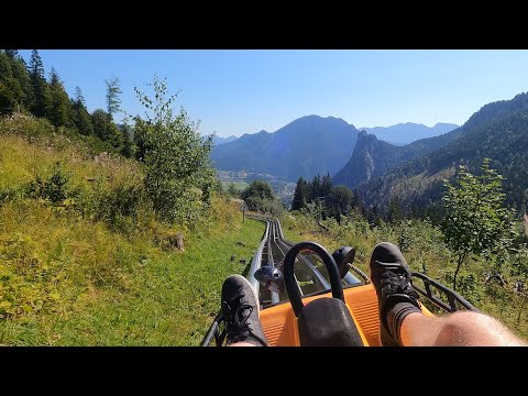 Oberammergau Alpine Coaster 4k (No Brakes)