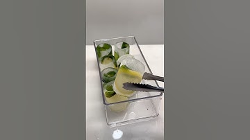 Ice restock time 🧊 #asmr #satisfying #aesthetic #restock #ice #icecube #shorts #fruitice #coffee