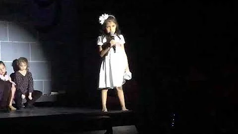 Adriana Gamero singing Que Sera Sera at Cultural P...