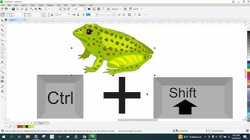 Corel Draw Tips & Tricks CTRL & Shift Key to ungroup items of a group