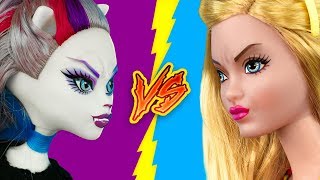 Clever Barbie Hacks vs Monster High Hacks Challenge! 16 Dolls Hacks And Crafts(, 2018-11-28T20:00:06.000Z)