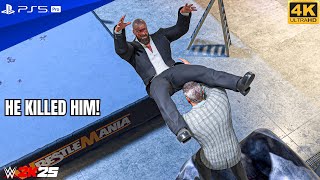 Vince Mcmahon Attacks Triple H At Backstage Area  Wwe 2k25  Ps5 4k60