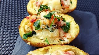 Рецепт САМОЙ ВКУСНОЙ картошки ФАРШИРОВАННЫЙ КАРТОФЕЛЬ Крошка КАРТОШКА