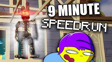 Hello Neighbor IGNITED BONNIE MOD Speedrun [UNDER 10 MINUTES]