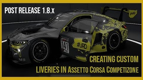 ACC Custom Liveries - How To - Updated for v1.8.x