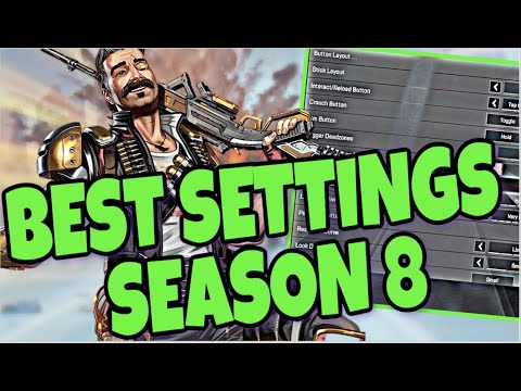 BEST CONSOLE SETTINGS FOR APEX LEGENDS SEASON 8 | Xbox/Ps4 (Better Accuracy and Movement!)